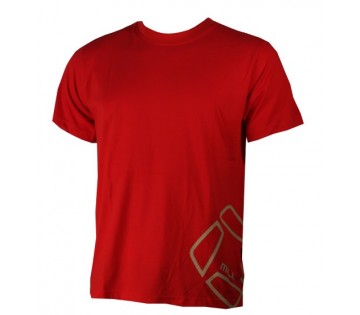 Pánské bavlněné triko s krátkým rukávem Red