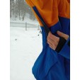Zimní nezateplená bunda Expedition - Blue/lime
