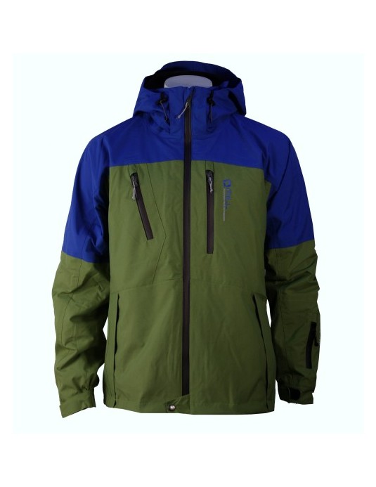 Zimní outdoor bunda Expedition - Green / R. blue