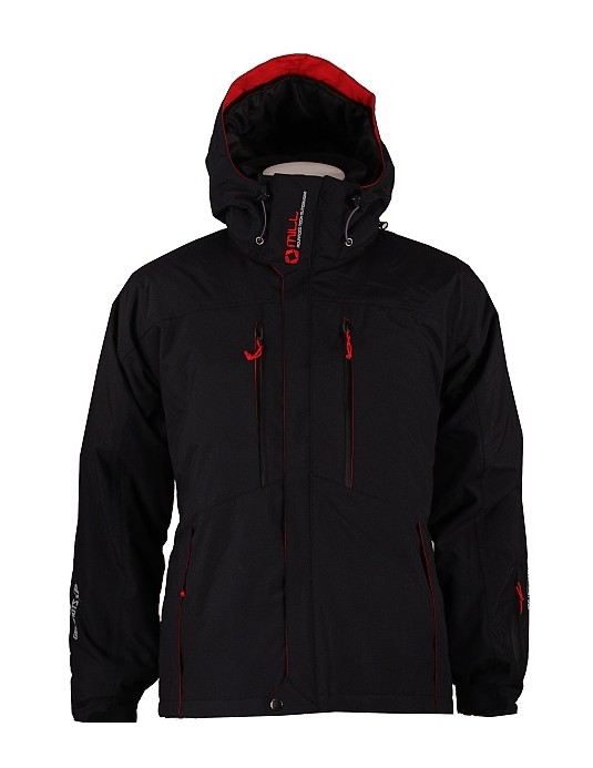 Zateplená zimní bunda Extreme - Black/red