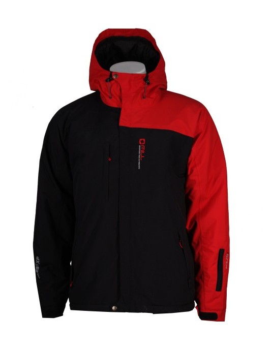 Hardline Blac/Red  -  teplá lyžařská bunda