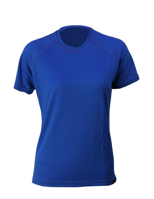 Funkční dámské  triko KR Merino wool R. blue