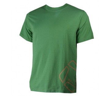 Pánské bavlněné triko s krátkým rukávem Zelené