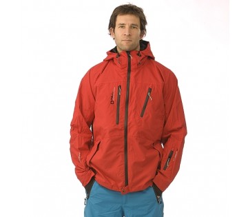 Pánská zimní hardshell bunda Expedition  Red