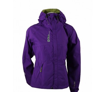 Outdoorová dámská bunda Fleur Violet / Lime