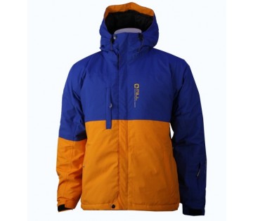 Pánská lyžařská bunda Hardline - Orange / R. blue