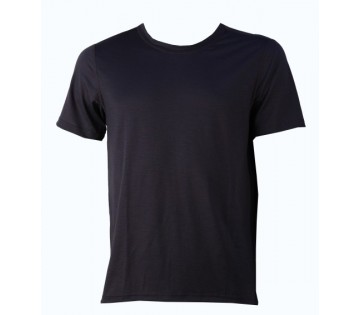 Pánské merino krátký rukáv Dark Grey