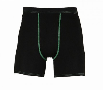 Pánské boxerky - Black zelené švy