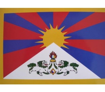Vlajka Tibetu -  oficiální vlajka tibetské exilové vlády  125 x 87cm